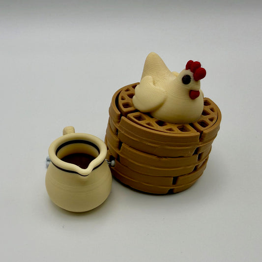 Waffles with Charm Fidget Clicker