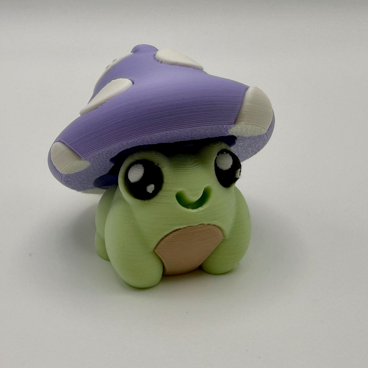 Frog Friend Fidget Clicker with Mushroom Hat
