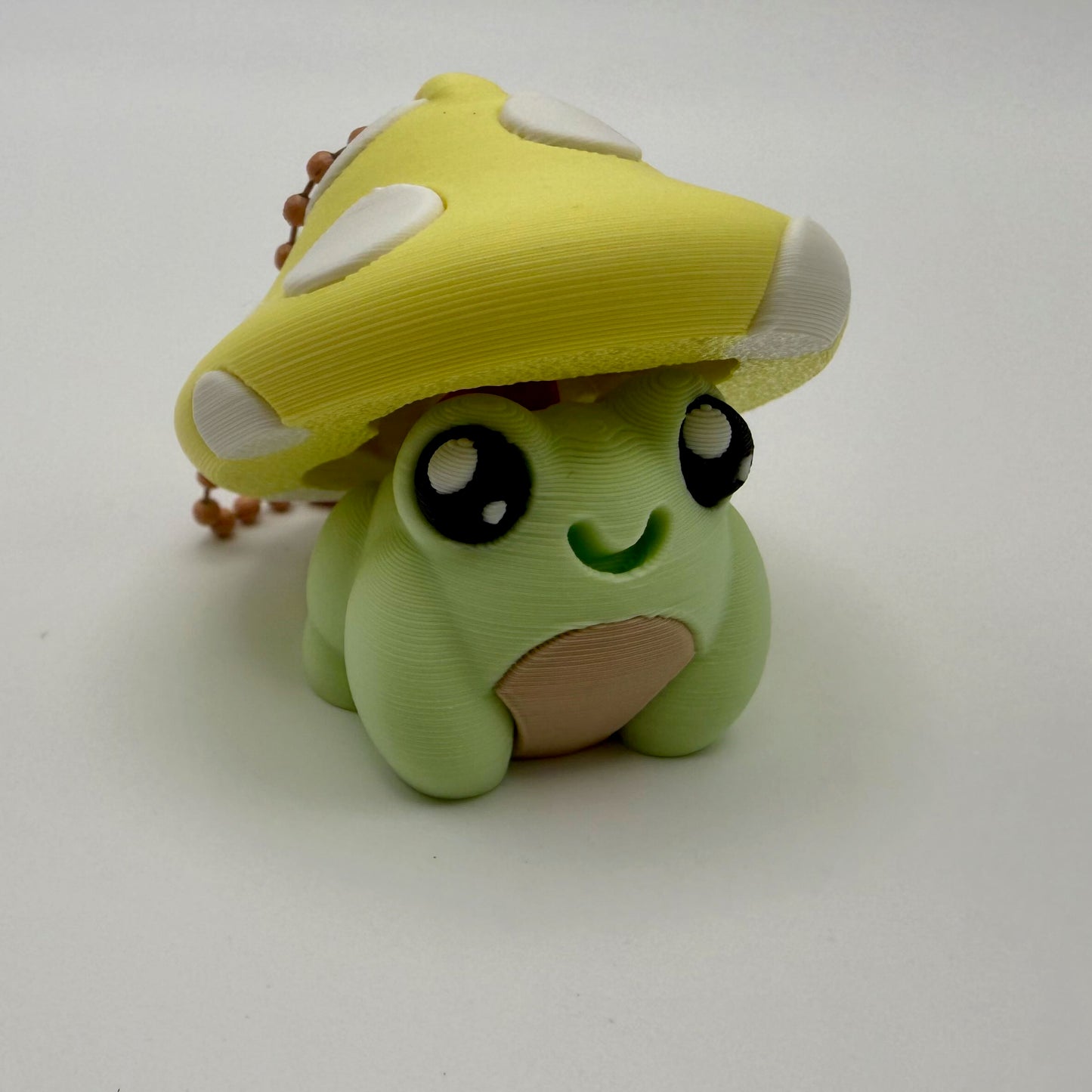 Frog Friend Fidget Clicker with Mushroom Hat